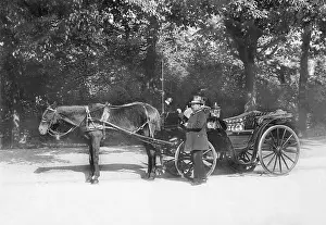 Droshky: Droshky carriage in Berlin, 1910