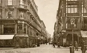 Cobblestones: Drottninggatan, Stockholm, Sweden