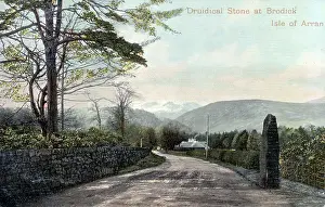 Dec19: Druidical Stone at Brodick, Isle of Arran, Scotland