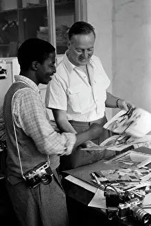 Hopkinson: Drum editor, Tom Hopkinson and photographer, Peter