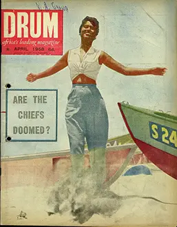 Moodley: Drum Magazine cover