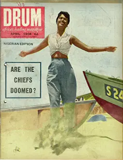 Moodley: Drum Magazine cover