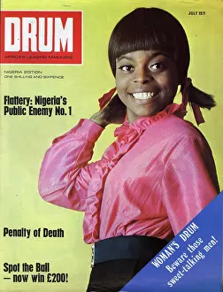 Flattery: Drum Magazine cover