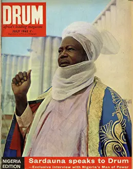 Ahmadu: Drum Magazine cover