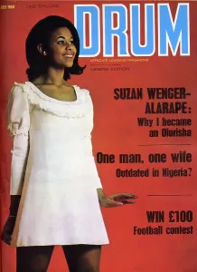 Suzan: Drum Magazine cover