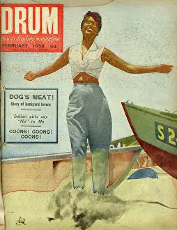 Moodley: Drum Magazine cover