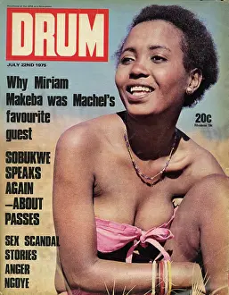 Machel: Drum Magazine cover