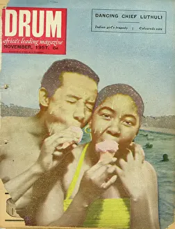 Huddleston: Drum Magazine cover