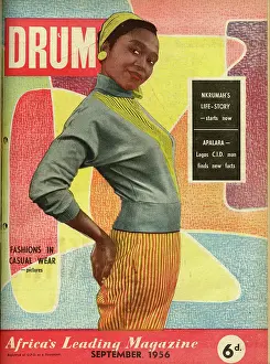 Queenie: Drum Magazine cover