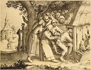 Pigsty: The Drunkard Pushed into the Pigsty, by Bruegel the Elder