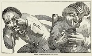Rubbing: TWO DRUNKS (BOBBIN)
