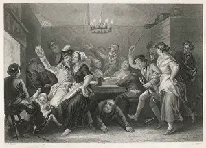 Drunkenness: Drunks in Scots Tavern