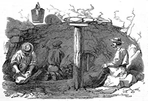 Nugget: Dry digging, Turon gold fields, Australia