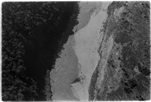 Tugela: Dry river beds during a severe drought. Tugela river