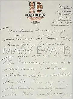 Letterhead: DRYDEN/LETTERHEAD/317