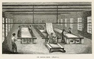 Bleaching: Drying Muslins