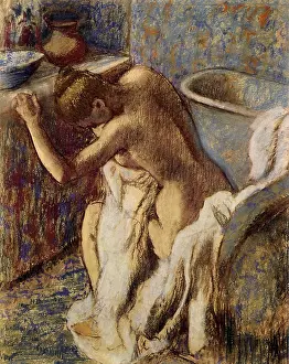 Towels: Drying Off, by Degas