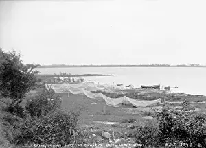 Drying: Drying Pollan Nets at Gawley's Gate, Lough Neagh