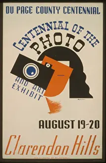 Clarendon: Du Page County Centennial - Centennial of the photo, and art