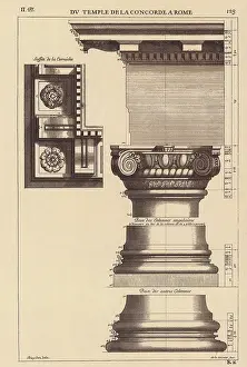 Entablature: Du Temple De La Concorde
