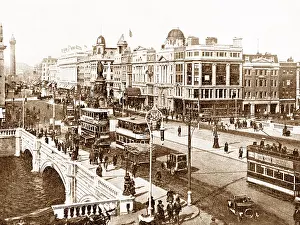 Oconnell: Dublin O'Connell Bridge early 1900s