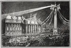 Flashlight: Dublin's decorations in honour of Royal visit 1903