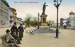 Odesa: Duc de Richelieu monument, Odessa, Ukraine