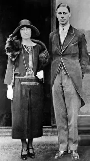 Heir: The ducal couple Elizabeth and George, ca. 1926