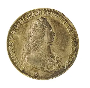 Ducat: Ducat with the image of Philip V (1703). Coin