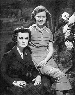 Oct17: The Duchess of Argyll with her daughter Frances Sweeny