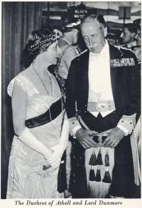 Atholl: Duchess of Atholl at the Caledonian Ball