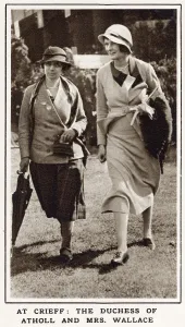 Atholl: Duchess of Atholl at Crieff Highland Gathering