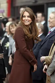 Duchess Of Cambridge on a visit to Grimsby