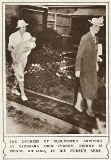 May24: Duchess of Gloucester arriving in Canberra