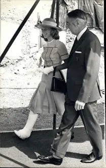 Attendance: Duchess of Gloucester with leg and foot in plaster