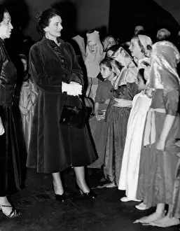 Whoa: Duchess of Gloucester at Pied Piper matinee, Adelphi Theatre