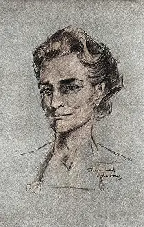 Sixities: The Duchess of Gloucester, as sketched by Stephen Ward, 1961