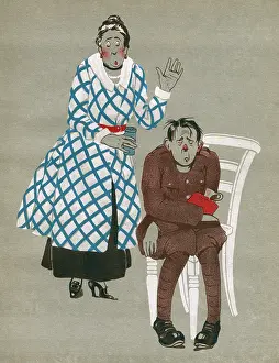 Ache: Duchess helping out at YMCA troop hut, WW1