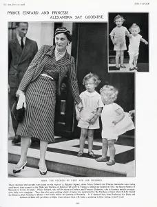 Oct25: Duchess of Kent with her children