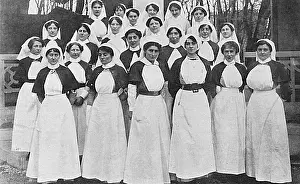 Touquet: Duchess of Westminster & nursing staff, WW1