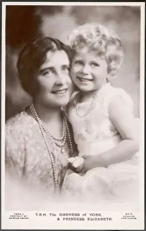 Duchess of York with Princess Elizabeth