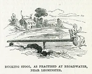 Practised: Ducking stool at Broadwater, near Leominster