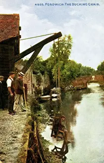Ducking: The Ducking Stool, Fordwich, Kent