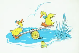 Branson: Two ducks on seesaw