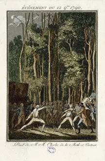 1790: Duel De Messieurs Charles De Lameth et Castries