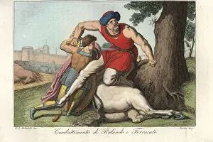Verico: Duel between Roland and the giant Ferracut