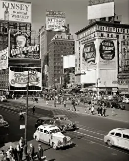 Insistent: Duffy Square Part of Times Square Gaudy Signs
