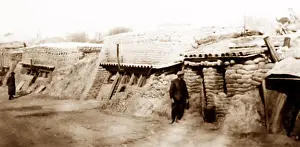 Dugouts: Dugouts at Feuilleres, March 1917