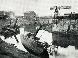 Duisburg: Duisburg, Germany, captured by US troops, WW2