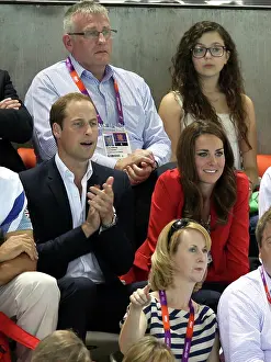 Adlington: Duke & Duchess of Cambridge at 2012 Olympics